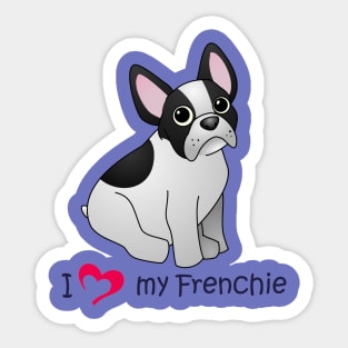 I <3 my Frenchie Sticker